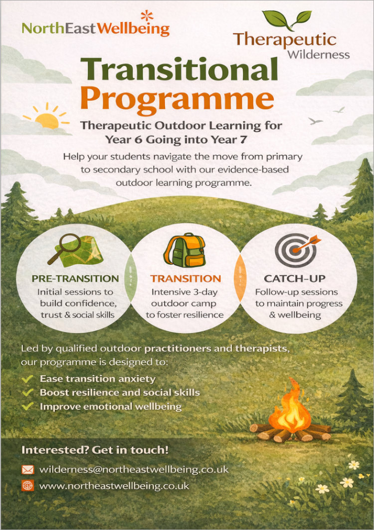 Transitional Programme: Therapeutic Outdoor Learning for Year 6 going into Year 7